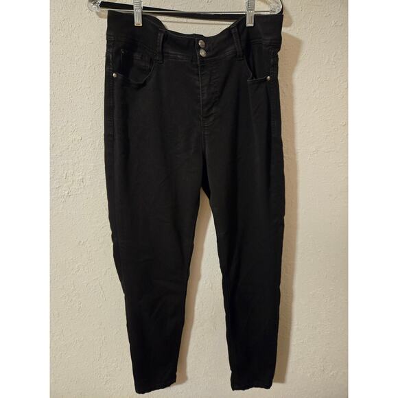 Angels black stretch pants - Picture 1 of 4